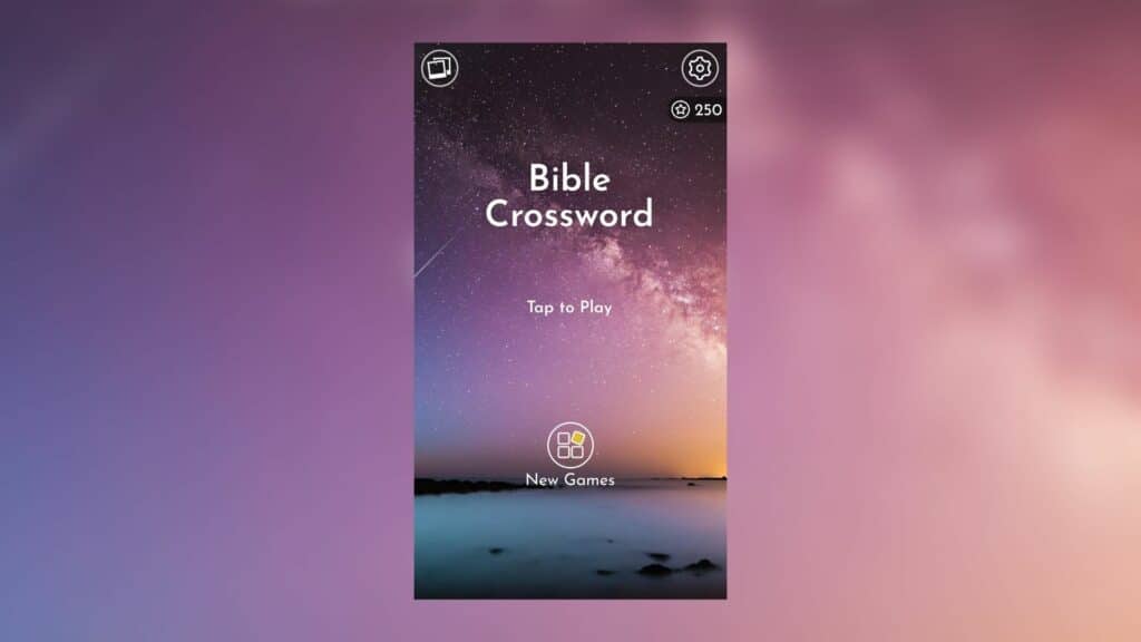 screenshot bible crossword