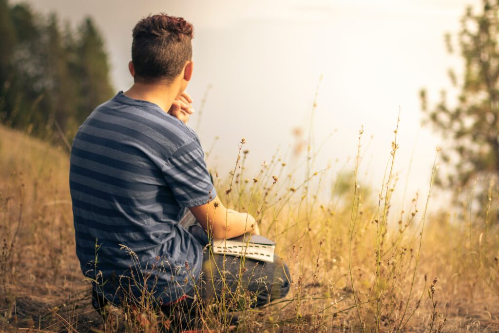 Making Music for Video Games—How We Did It for Heroes 19 Heroes: Man meditating with the Bible