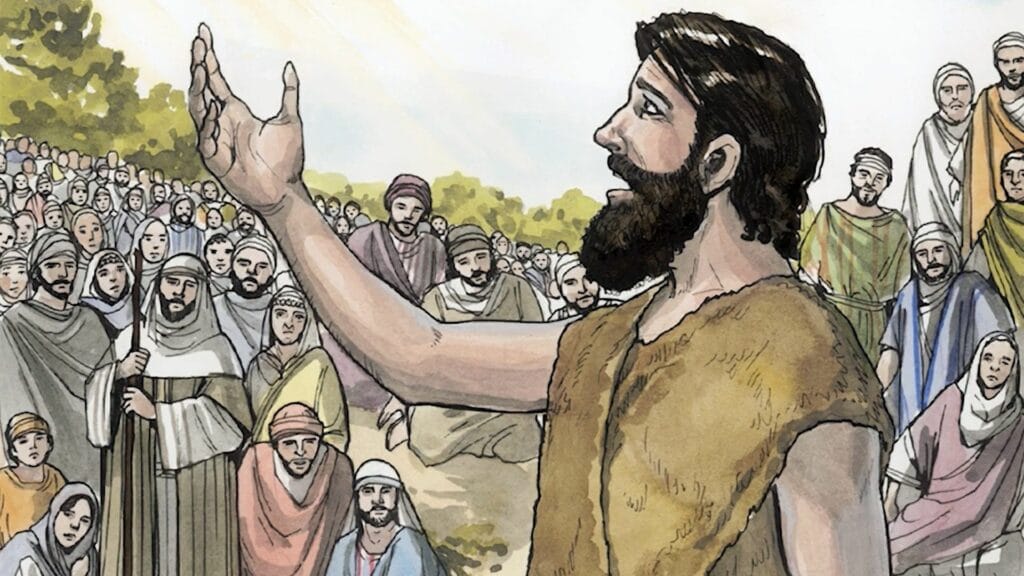 Heroes: John the Baptist preaching