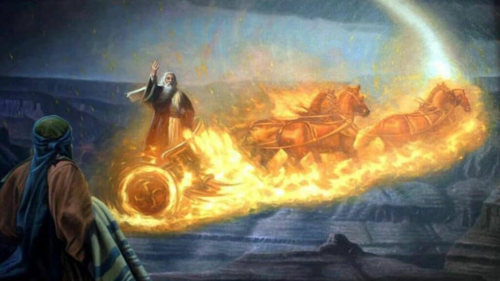 Heroes: Elijah on a chariot of fire