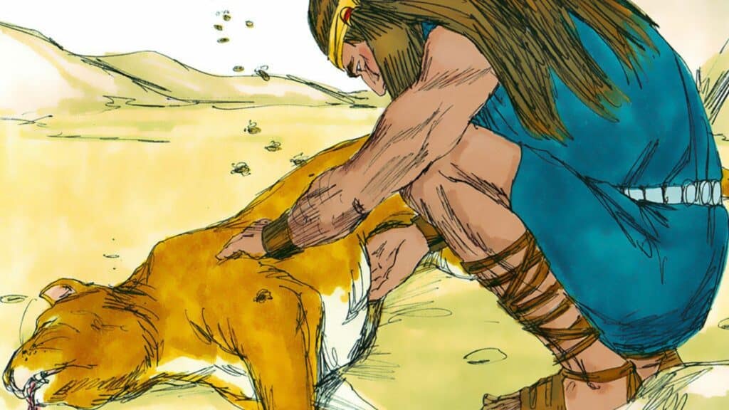 4 na Katotohanan at 4 na Aral Mula sa Bugtong ni Samson 26 Heroes: Si Samson na may kinukuha sa isang patay na leon