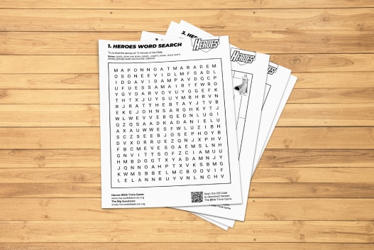 heroes word search game