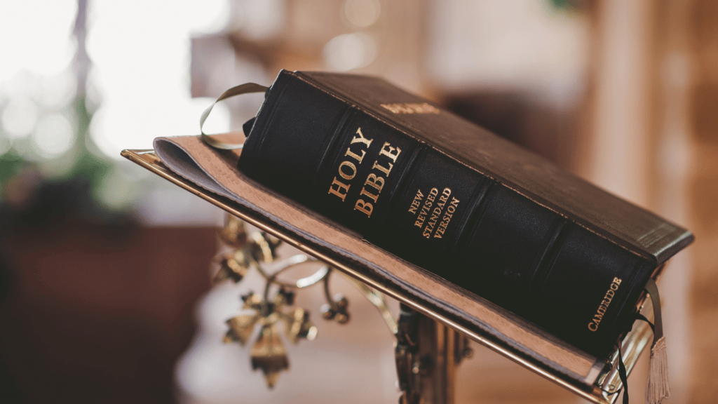 Heroes: Bible on a Lectern