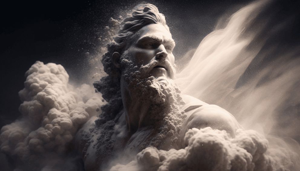 Heroes: God creating human from Dust