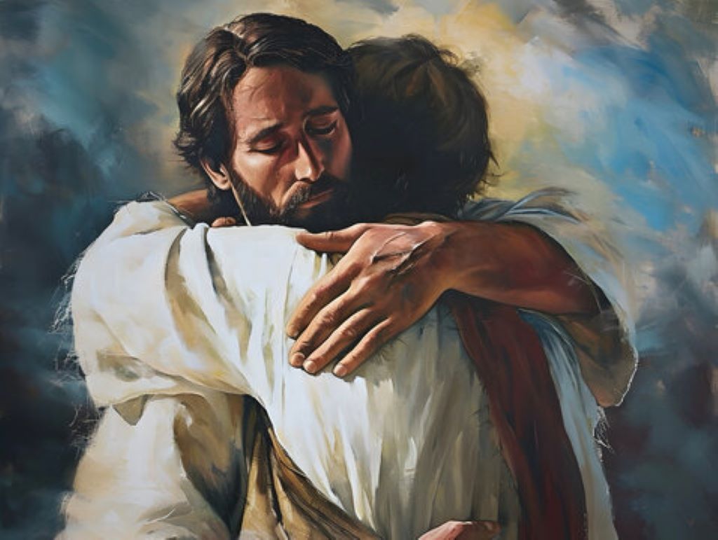 The Crazy Idea That Kickstarted Heroes—What Was It? 20 Heroes: Jesus hugging a man